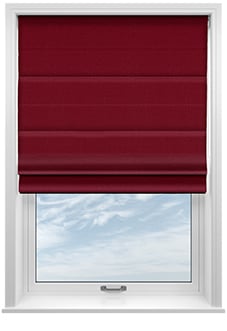 Sunningdale, Claret - Twist&Fit Roman Blind